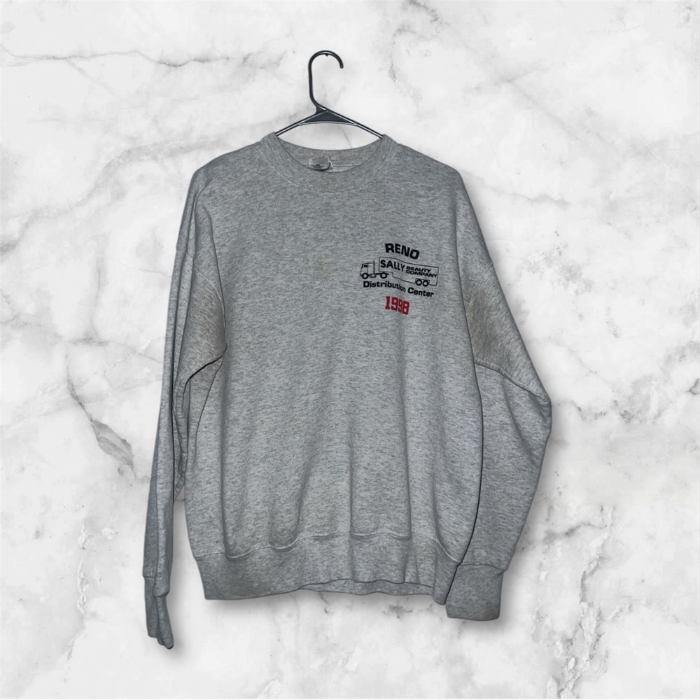 Gray Graphic Men's Sweater